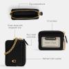 image:imageCoach Womens Essential Chain Card CaseB4BLACK