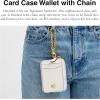image:imageCoach Womens Essential Chain Card CaseB4CHALK