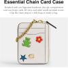 image:imageCoach Womens Essential Chain Card CaseB4CHALK MULTI