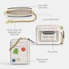 image:imageCoach Womens Essential Chain Card CaseB4CHALK MULTI