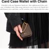 image:imageCoach Womens Essential Chain Card CaseB4DARK STONE