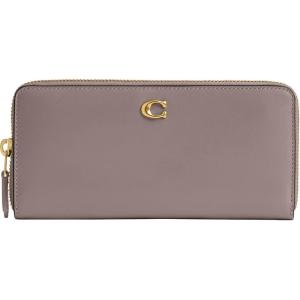 image:imageCOACH Refined Calf Leather Essential Slim Accordion Zip