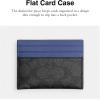 image:imageFlat Card Case in Embossed CrocCharcoalBlueberry