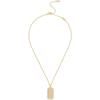 image:imageCOACH Jewelry Womens Signature Lucite Hangtag Pendant Necklace