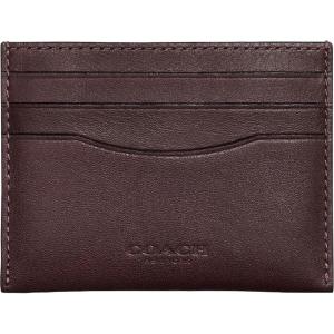 image:imageCoach Flat Card Case in Sport CalfMAHOGANY