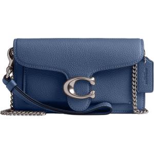 image:imageCoach Polished Pebble Tabby WristletSky Blue