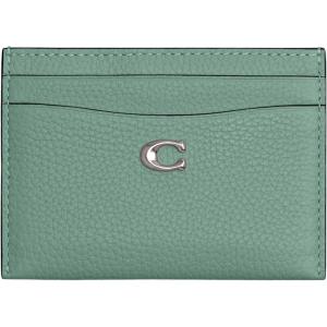 image:imageCoach Womens Refined Leather Card CaseAquamarine