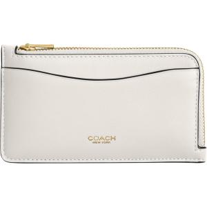 image:imageRefined Calf Leather New York Zip Card CaseB4CHALK