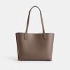 image:imageCOACH Polished Pebble Leather Willow Tote Dark Stone