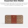 image:imageCOACH Womens Essential Slim AccessoryTravel WalletB4TAN CARAMEL