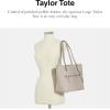 image:imageCOACH Womens Polished Pebble Leather Taylor ToteChalk