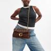 image:imageCOACH Womens Quilted Tabby Shoulder Bag 26 with Chain B4Maple Brown One Size