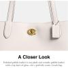 image:imageCOACH womens Polished Pebble Leather Willow Tote 38Chalk