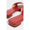 image:imageCOACH womens Sculpted C Flat SandalBlackCrimson TintGreen Glow