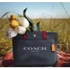 image:imageCoach Canvas ToteSvDenim Multi