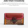 image:imageCoach Chain CrossbodyTanRedwood