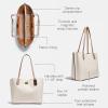 image:imageCoach Womens Polished Pebble Leather Willow ToteChalk Multi