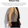 image:imageCoach Womens Polished Pebble Leather Willow ToteDark Stone