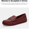 image:imageCoach Womens Sculpted C Driver in Signature DenimDark Wine