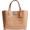 image:imageCOACH womens Embossed Croc Willow Tote 24Buff