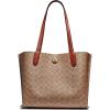 image:imageCoach Womens Polished Pebble Leather Willow ToteTan Rust