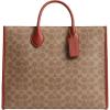 image:imageCoach Womens Signature Canvas Ace Tote 30 Tan Rust