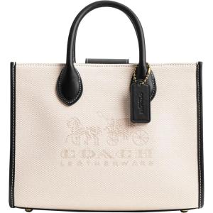 image:imageCoach Womens Canvas Ace Tote 26 Salt StoneBlack