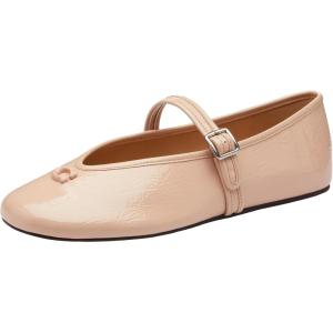 image:imageCoach Womens Sculpted C Crinkle Patent Leather Soft Mary JaneCream