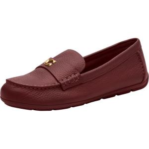 image:imageCoach Womens Sculpted C Driver in Signature DenimDark Wine