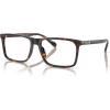 image:imageCOACH mens Hc6251u Universal Fit Rectangular Prescription Eyewear FramesDark Tortoise