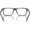 image:imageCOACH mens Hc6251u Universal Fit Rectangular Prescription Eyewear FramesDark Tortoise