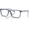 image:imageCOACH mens Hc6251u Universal Fit Rectangular Prescription Eyewear FramesTransparent Blue