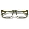 image:imageCOACH mens Hc6251u Universal Fit Rectangular Prescription Eyewear FramesTransparent Olive