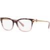 image:imageCOACH womens Hc6176 Rectangular Prescription Eyewear FramesRose Tortoise GradientDemo Lens