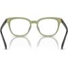 image:imageCOACH womens Hc6222u Universal Fit Square Prescription Eyewear FramesTransparent Green HopperDemo Lens