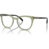 image:imageCOACH womens Hc6222u Universal Fit Square Prescription Eyewear FramesTransparent Green HopperDemo Lens