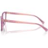 image:imageCOACH womens Hc6235f Low Bridge Fit Square Prescription Eyewear FramesTransparent Amethyst