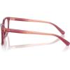 image:imageCOACH womens Hc6235f Low Bridge Fit Square Prescription Eyewear FramesTransparent Oxblood