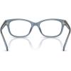 image:imageCOACH womens Hc6257u Universal Fit Square Prescription Eyewear FramesMilky Denim  Demo Lens