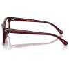 image:imageCoach Womens Hc6247u Universal Fit Square Prescription Eyewear FramesMilky BurgundyDemo Lens