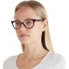 image:imageCoach Womens Hc6247u Universal Fit Square Prescription Eyewear FramesMilky BurgundyDemo Lens