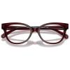 image:imageCoach Womens Hc6247u Universal Fit Square Prescription Eyewear FramesMilky BurgundyDemo Lens