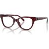 image:imageCoach Womens Hc6247u Universal Fit Square Prescription Eyewear FramesMilky BurgundyDemo Lens