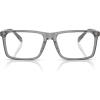 image:imageCOACH mens Hc6251u Universal Fit Rectangular Prescription Eyewear FramesTransparent Grey