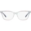 image:imageCOACH womens Hc6176 Rectangular Prescription Eyewear FramesGradient Transparent BlueDemo Lens