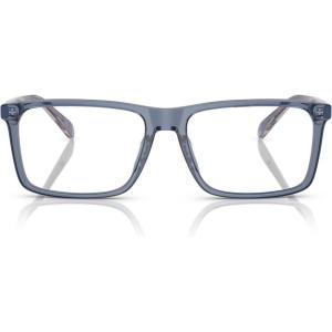 image:imageCOACH mens Hc6251u Universal Fit Rectangular Prescription Eyewear FramesTransparent Blue
