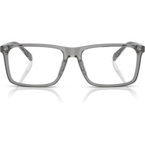 image:imageCOACH mens Hc6251u Universal Fit Rectangular Prescription Eyewear FramesTransparent Grey