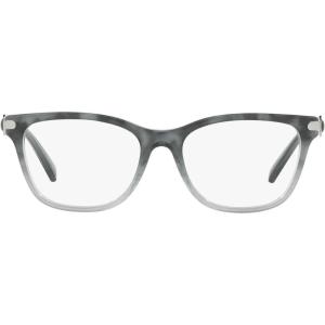 image:imageCOACH womens Hc6176 Rectangular Prescription Eyewear FramesGrey Tortoise GradientDemo Lens