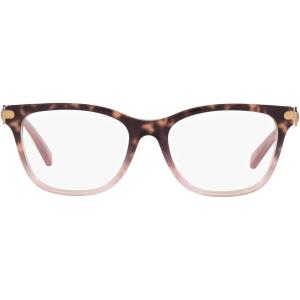 image:imageCOACH womens Hc6176 Rectangular Prescription Eyewear FramesRose Tortoise GradientDemo Lens