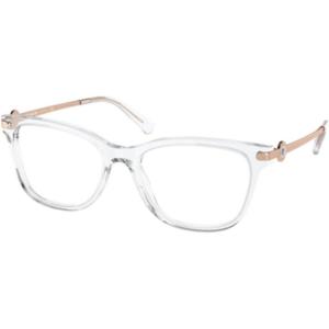 image:imageCOACH womens Hc6176 Rectangular Prescription Eyewear FramesTransparent ClearDemo Lens